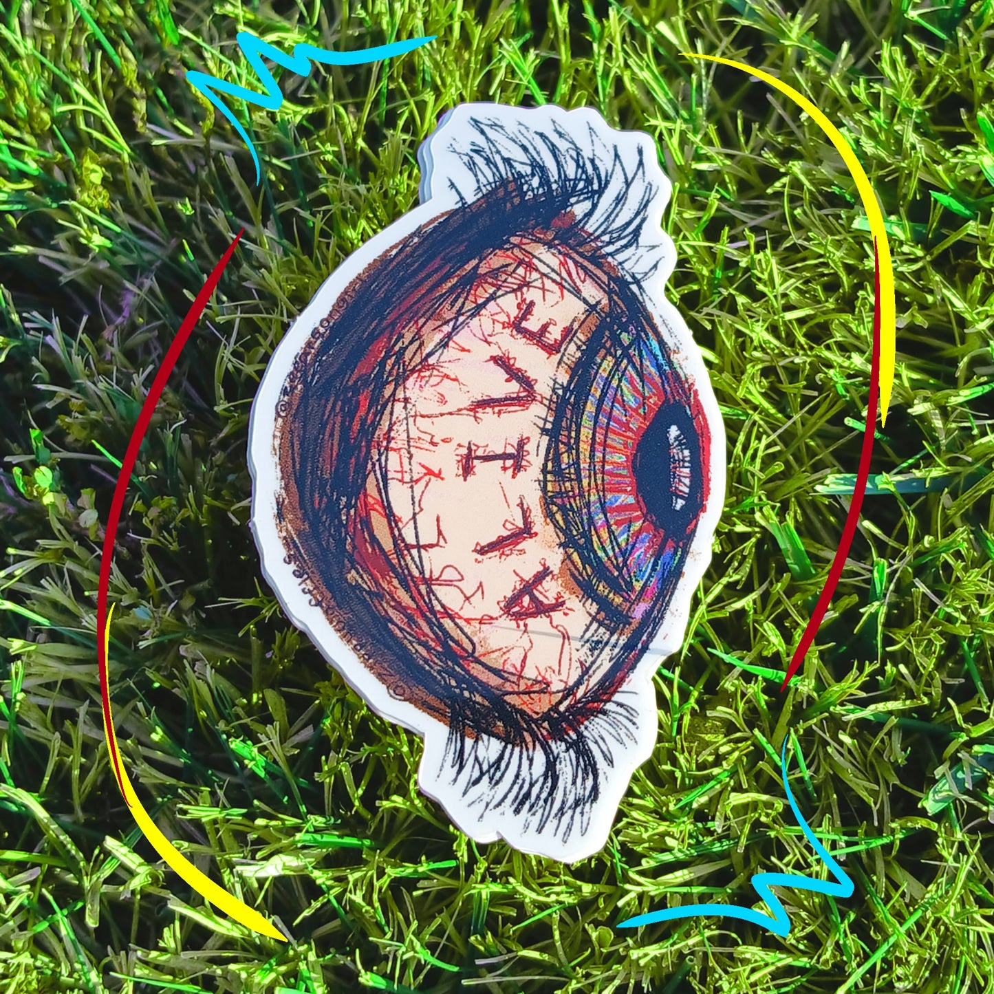 Clear Alive Eye Sticker