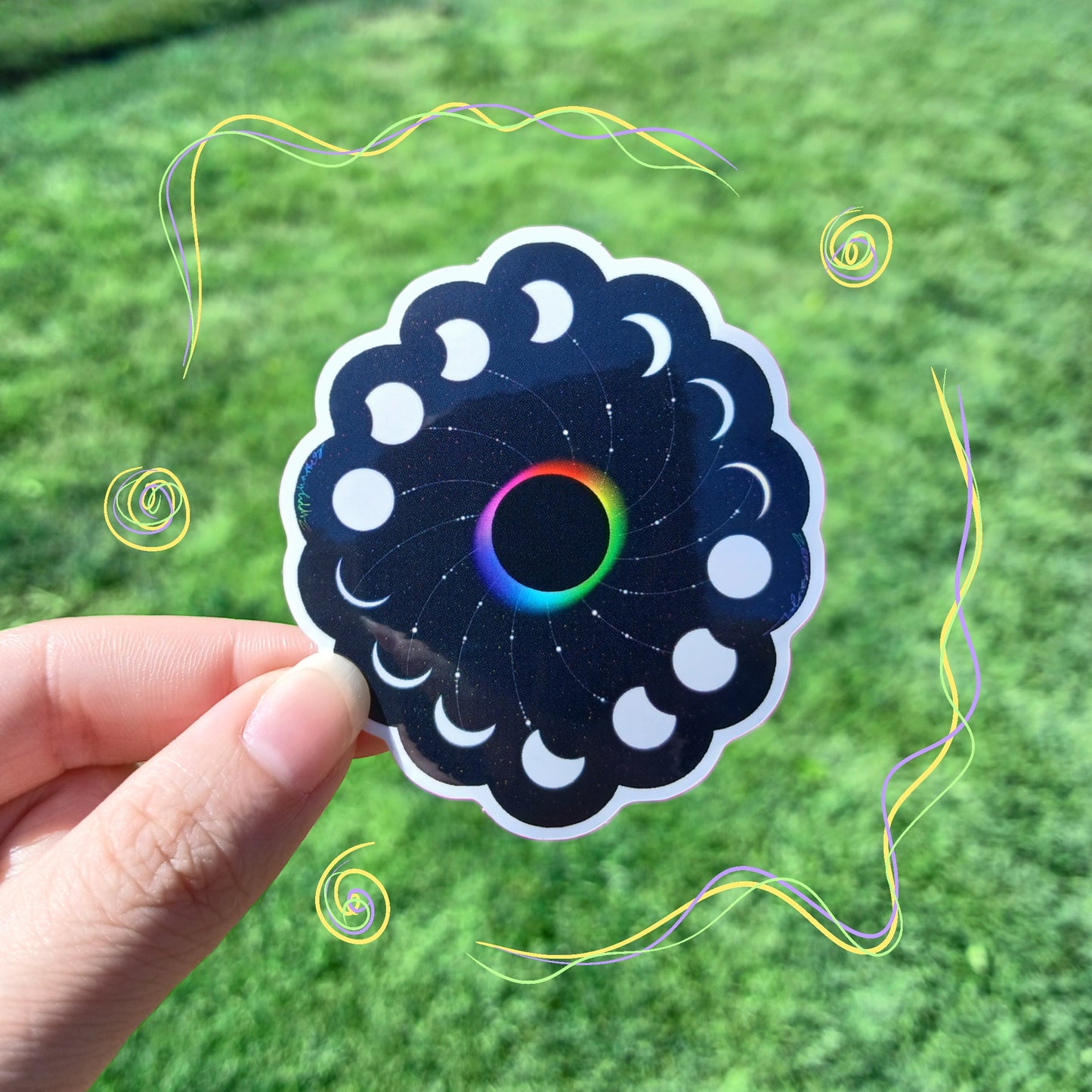 Vinyl Eclipse Sticker