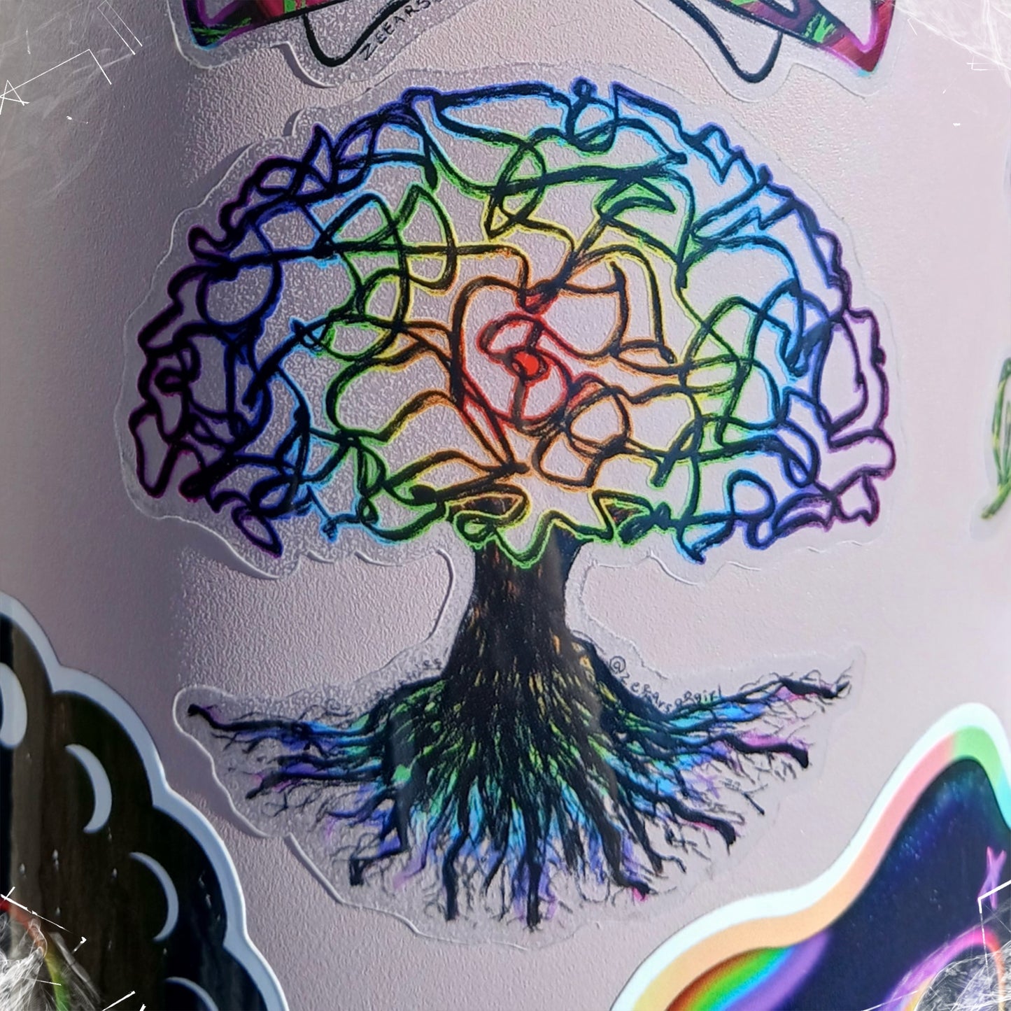 Clear Tree of Life Sticker