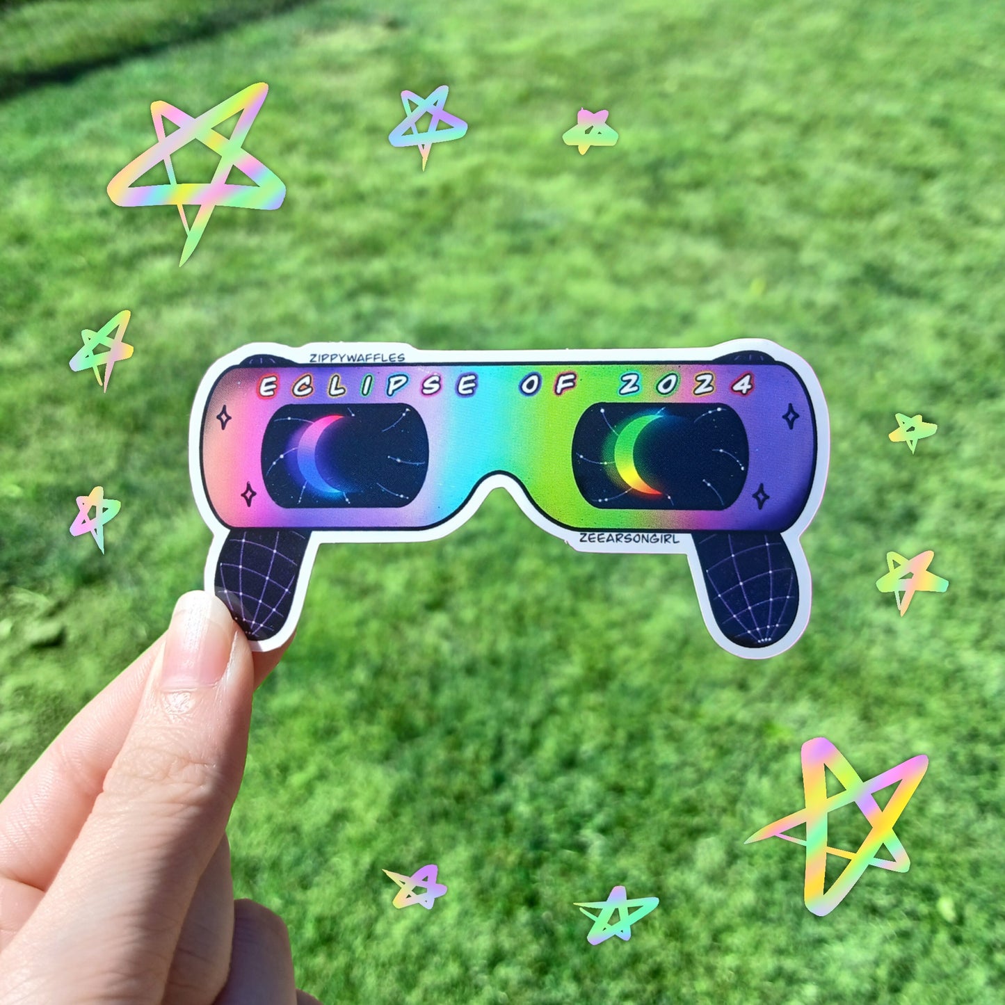 Vinyl Eclipse Glasses Sticker