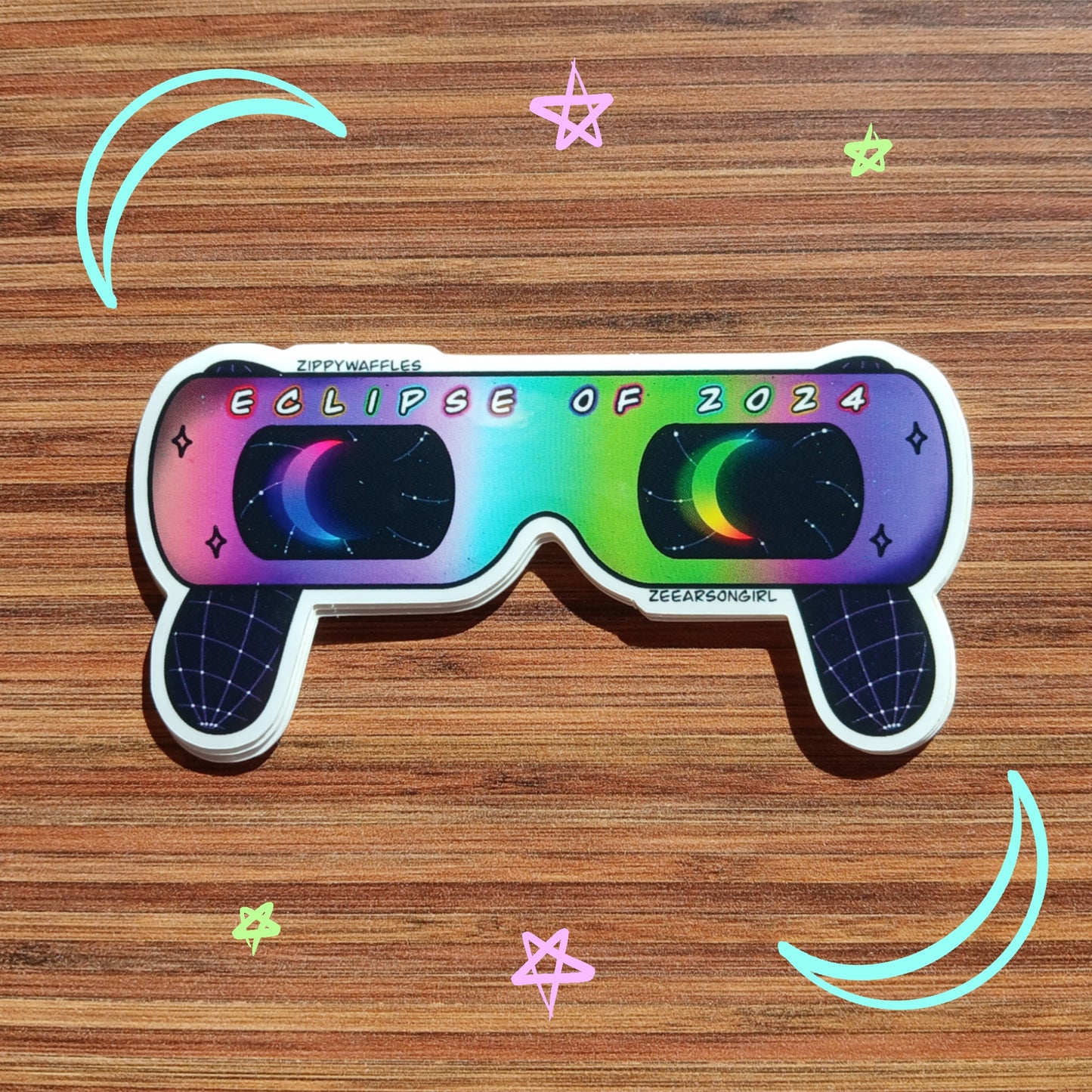 Vinyl Eclipse Glasses Sticker