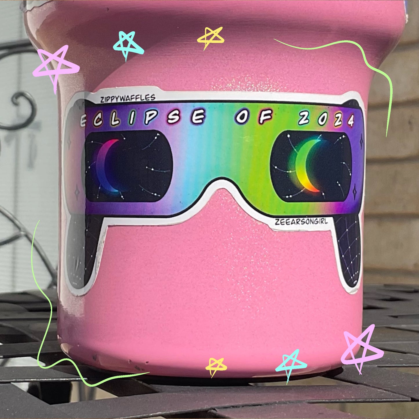 Vinyl Eclipse Glasses Sticker