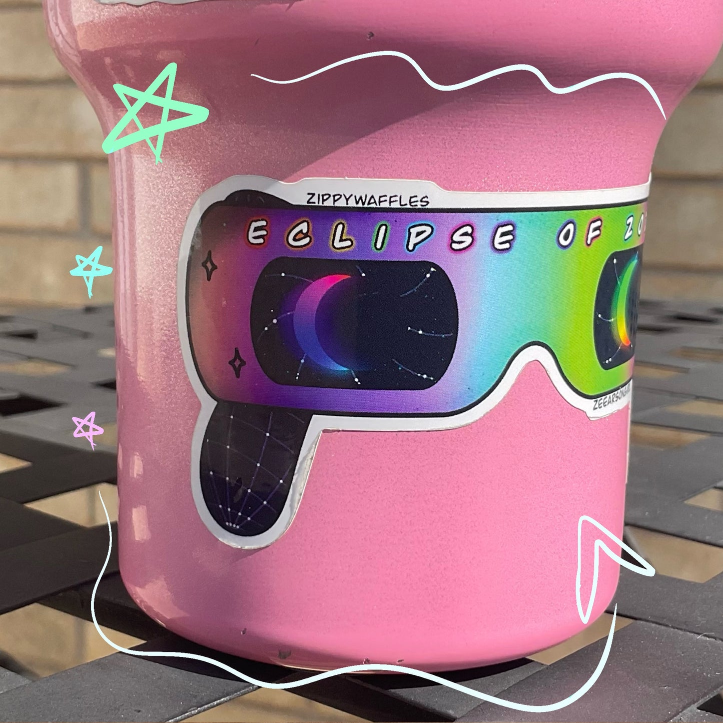 Vinyl Eclipse Glasses Sticker