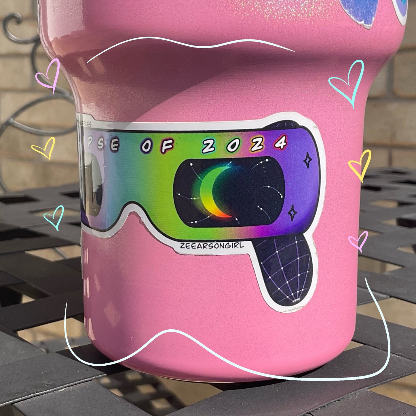 Vinyl Eclipse Glasses Sticker