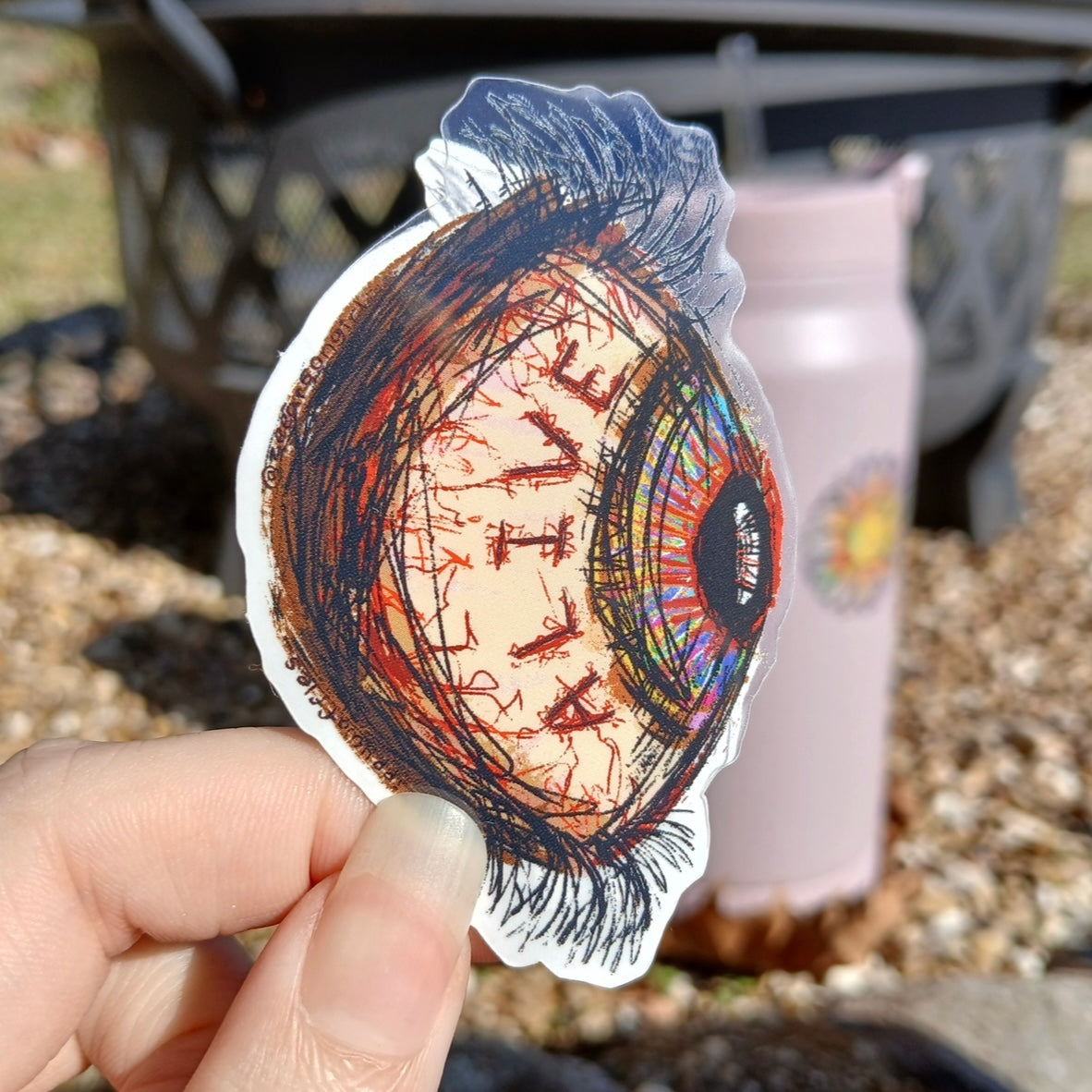 Clear Alive Eye Sticker